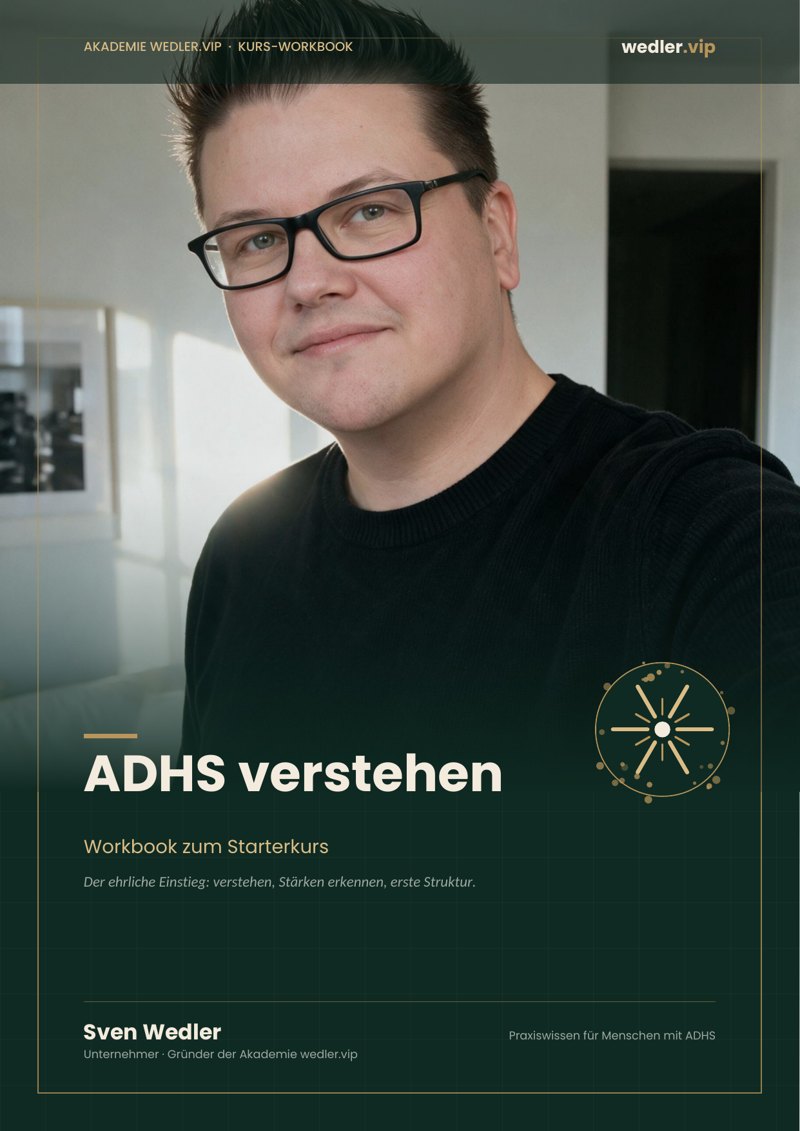 Cover: ADHS verstehen – Starterkurs